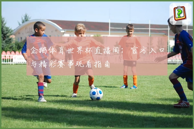 企鹅体育世界杯直播间：官方入口与精彩赛事观看指南